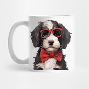 Fancy Bernedoodle Dog Mug